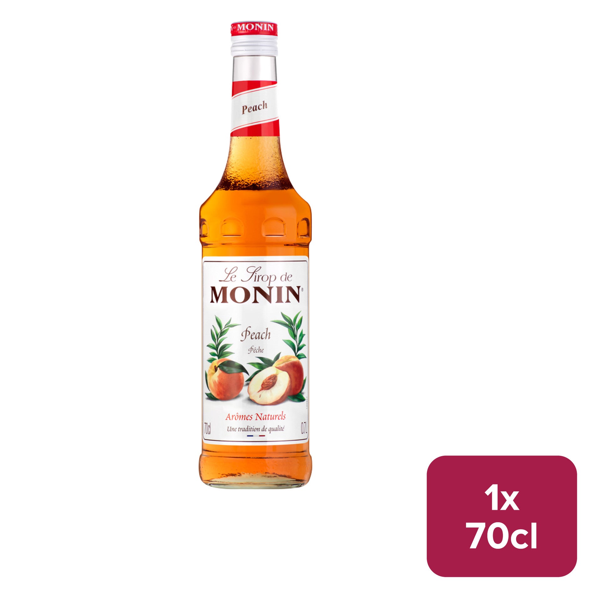 Monin Peach Syrup 70cl NRB