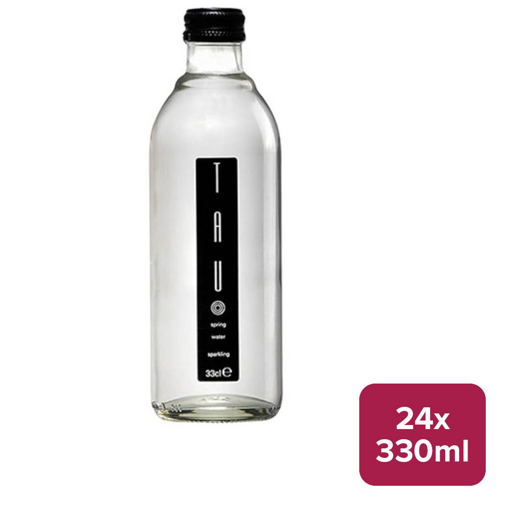 Tau Sparkling Water 24 x 330ml NRB