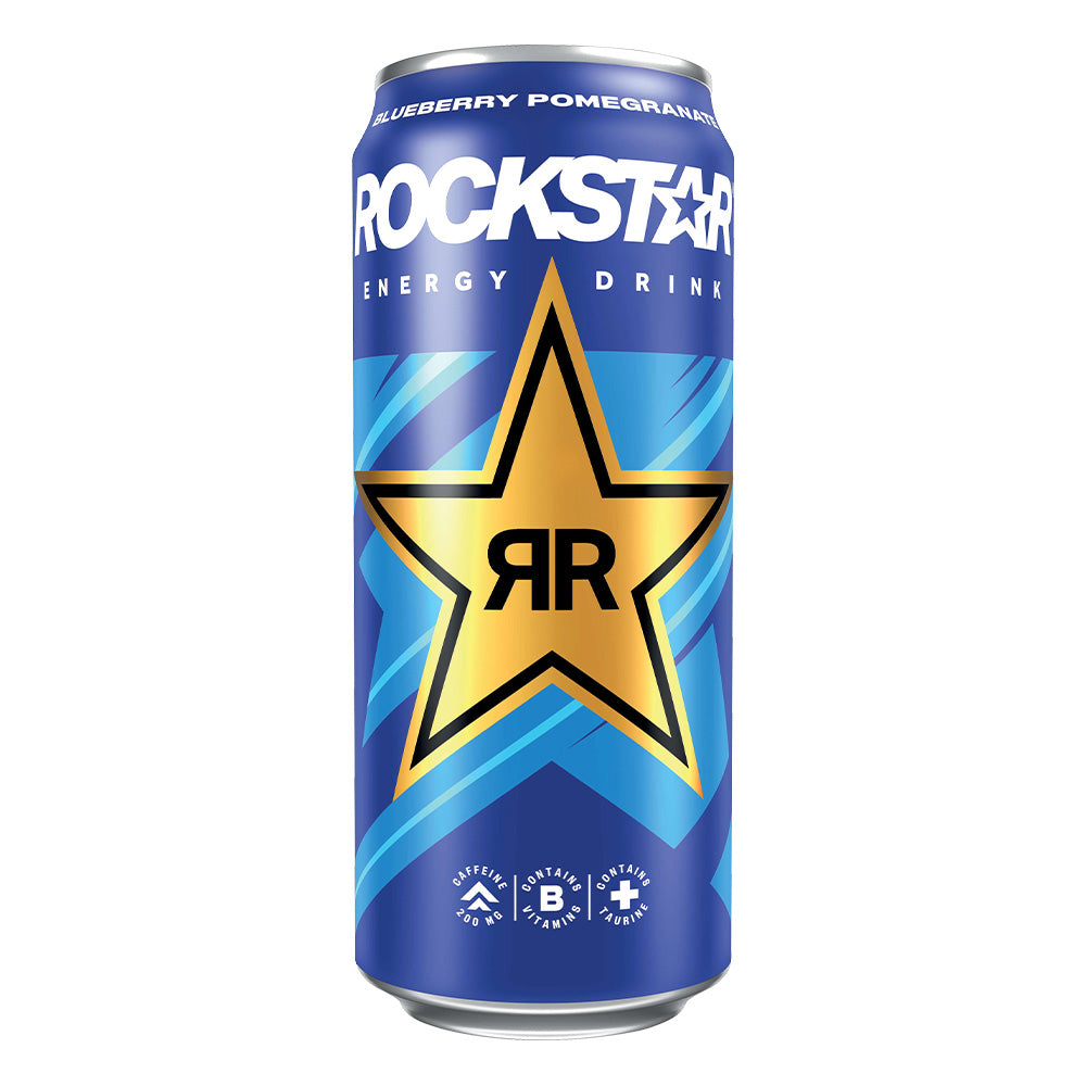 Rockstar Blueberry Pomegranate Energy Drink 12 x 500ml