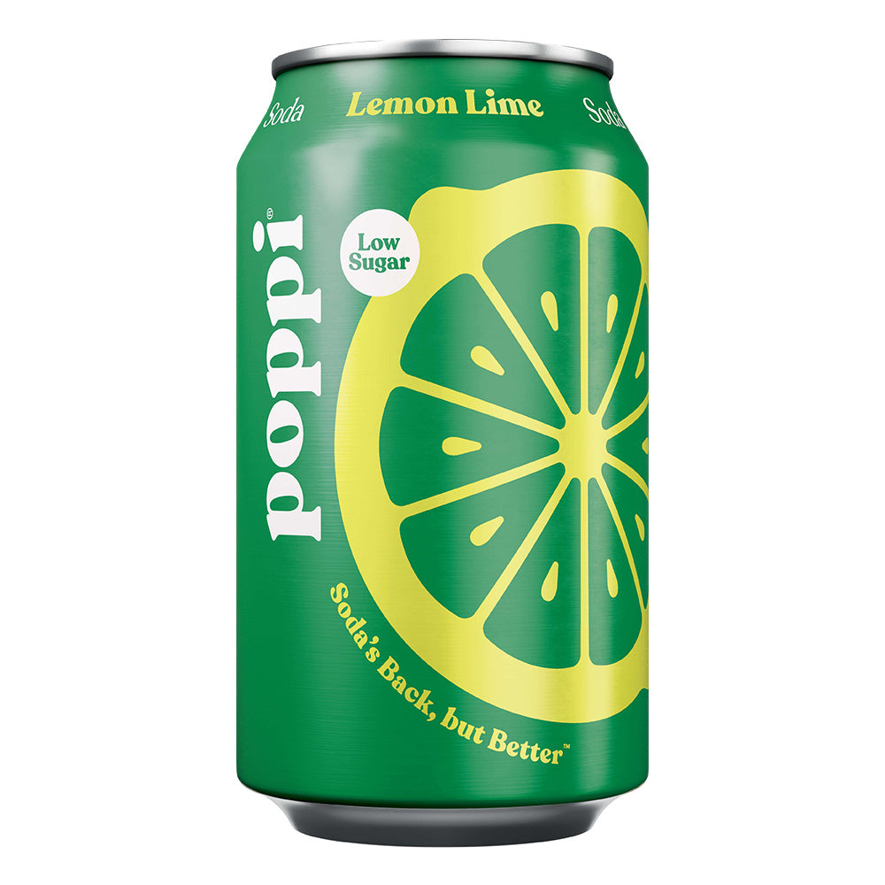 Poppi Lemon Lime 24 x 330ml Can