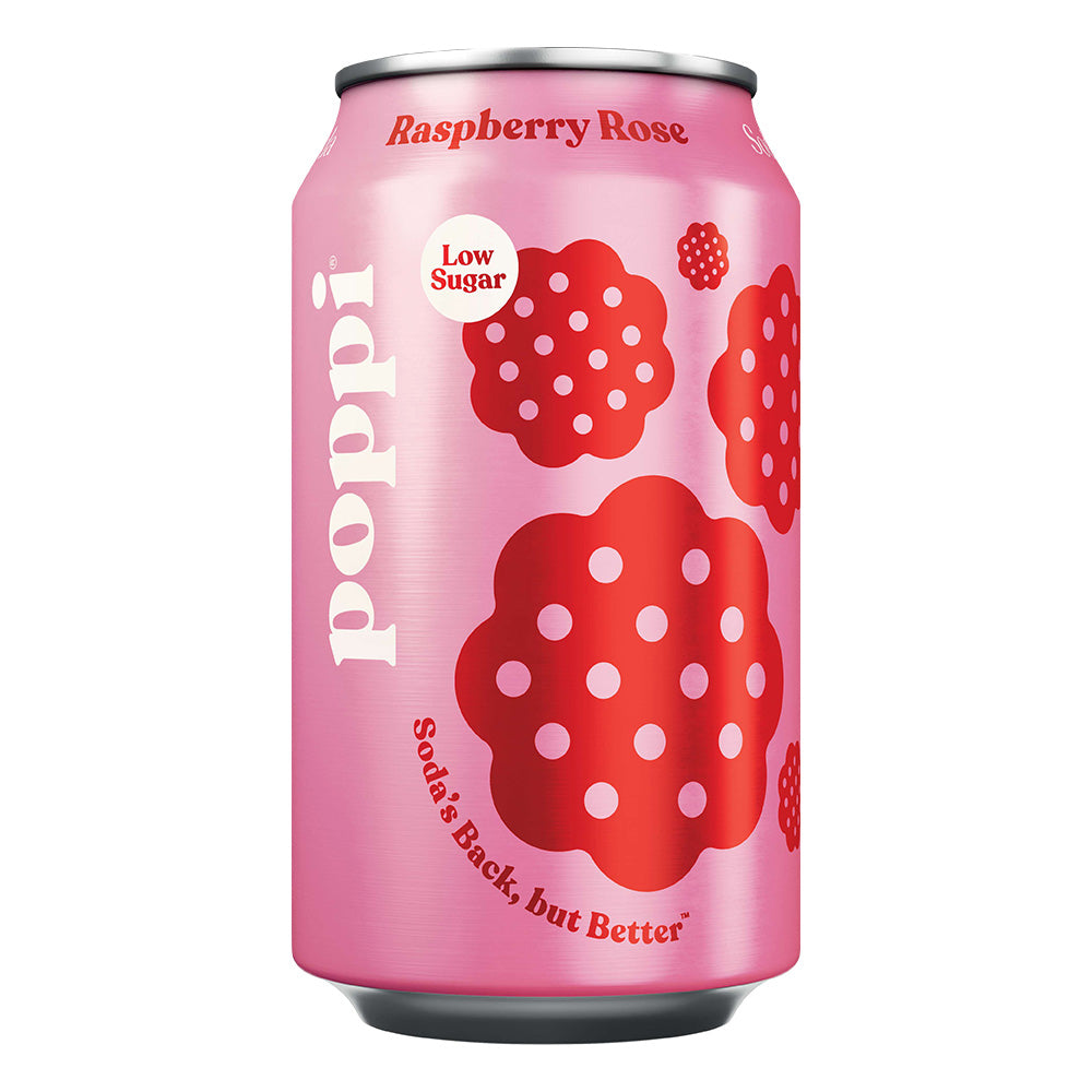 Poppi Raspberry Rose 24 x 330ml Can