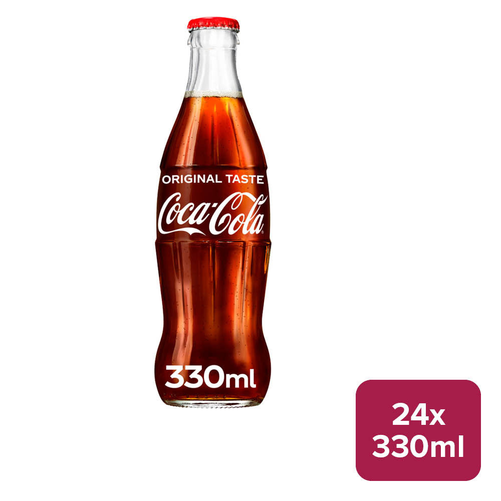 Coca-Cola 'Coke' Original Taste 24 x 330ml NRB