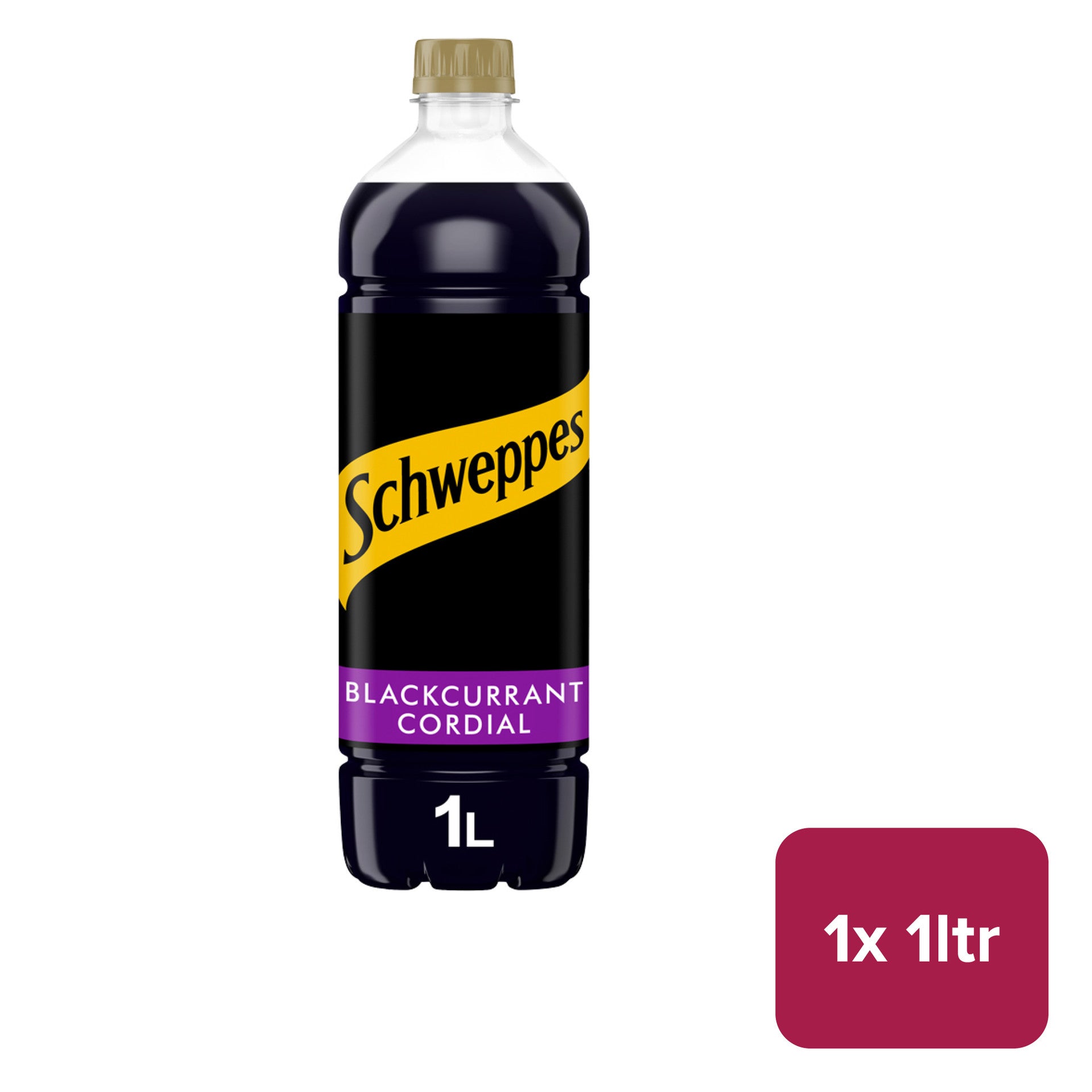 Schweppes Blackcurrant Cordial 1L NRB