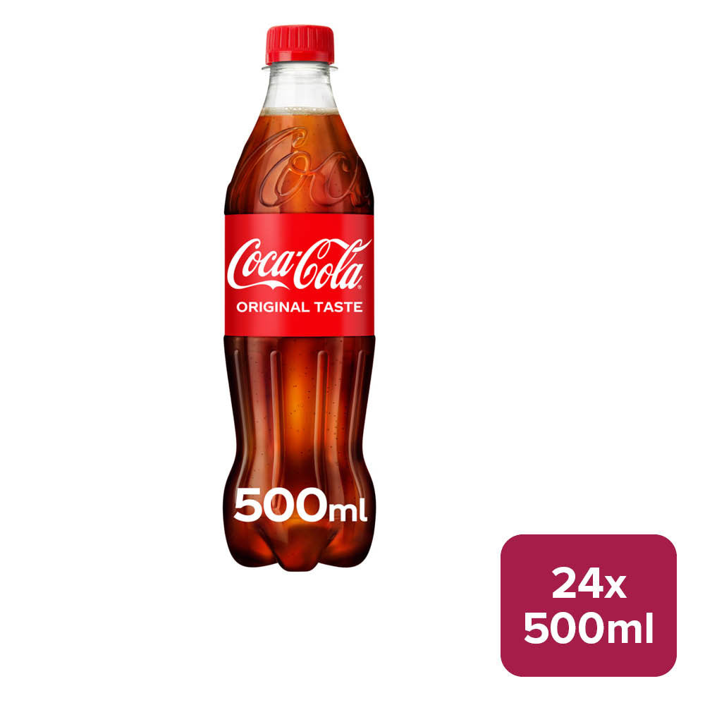 Coca-Cola 'Coke' Original Taste 24 x 500ml PET