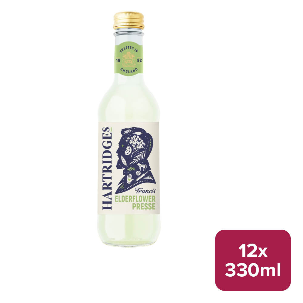 Hartridges Elderflower Presse 12 x 330ml NRB