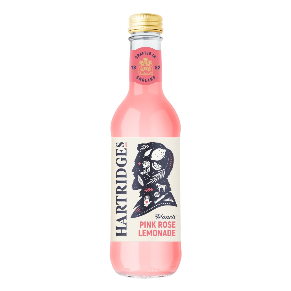 Hartridges Pink Rose Lemonade 12 x 330ml NRB