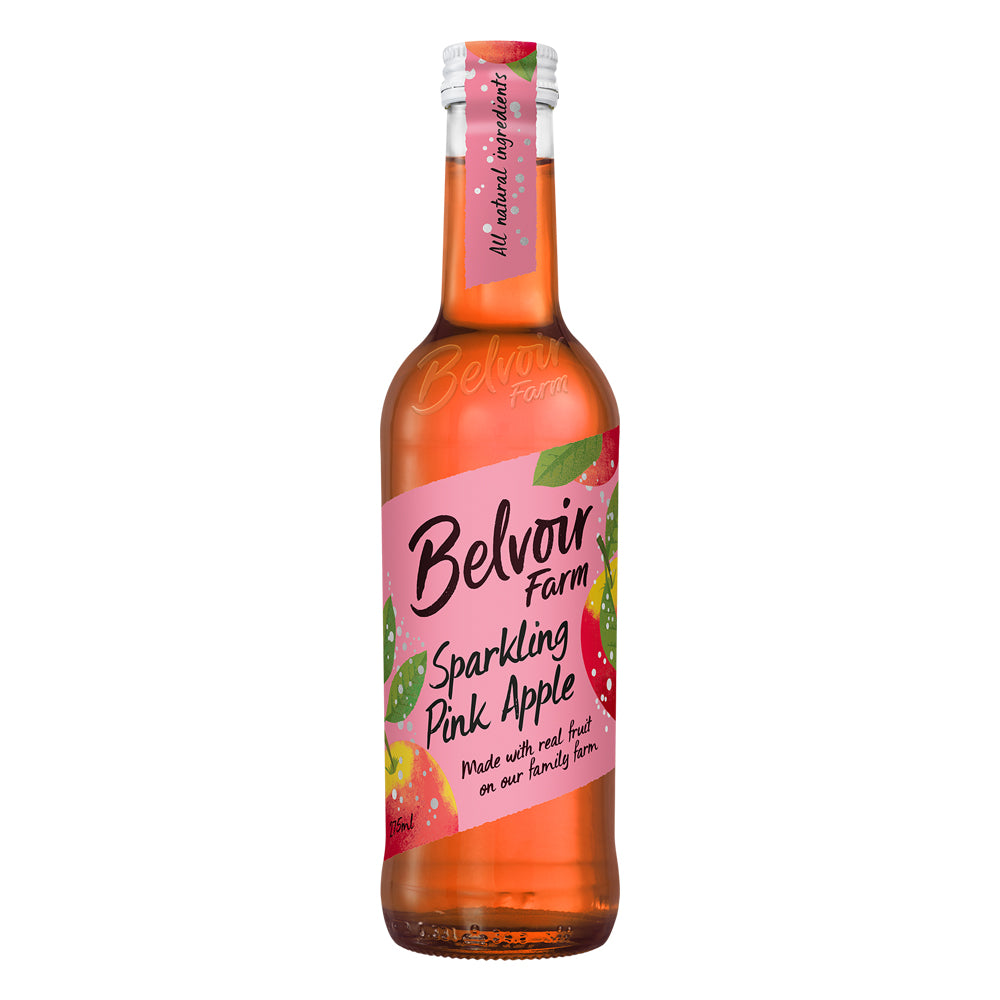 Belvoir Sparkling Pink Apple 12 x 275ml NRB
