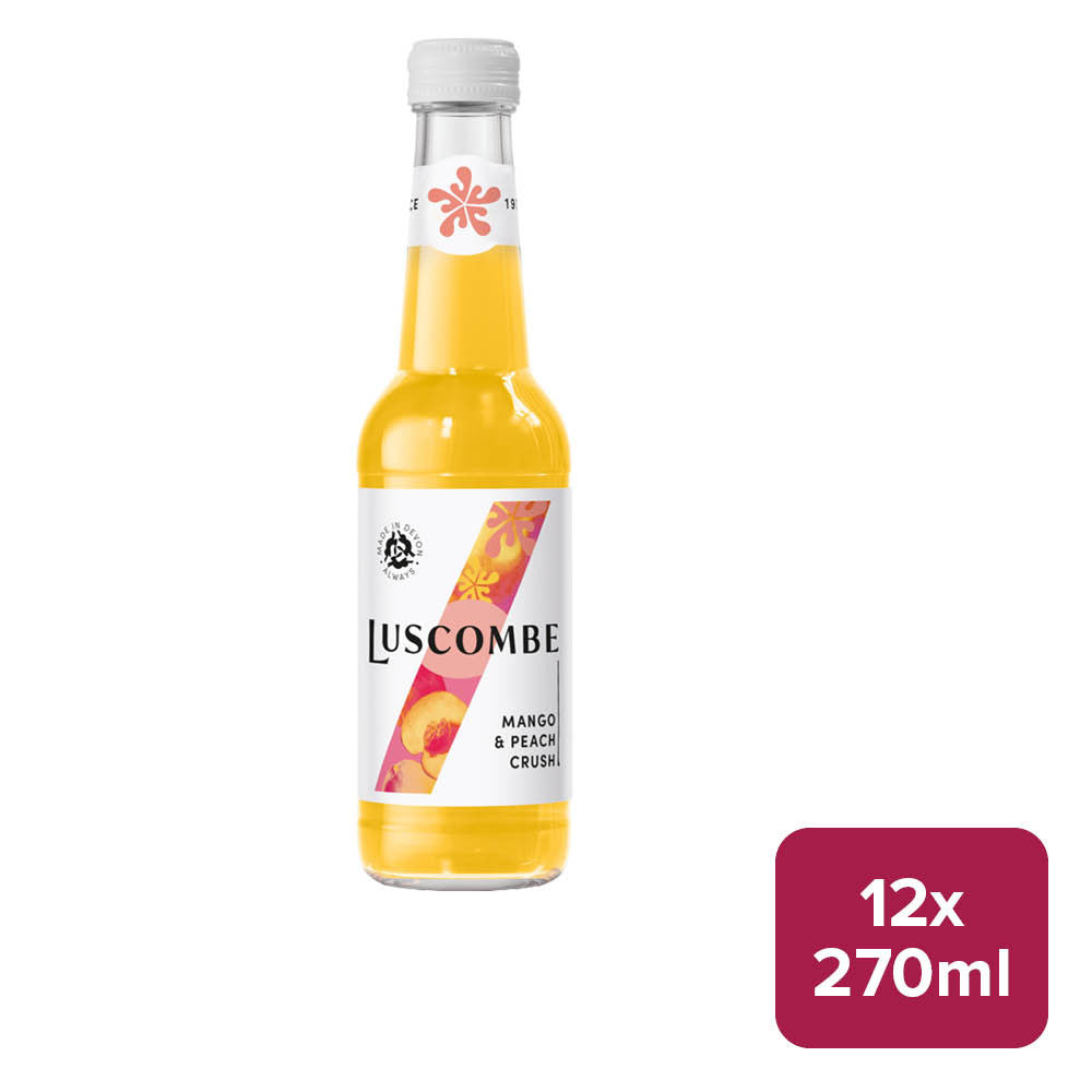 Luscombe Mango & Peach Crush 12 x 270ml NRB