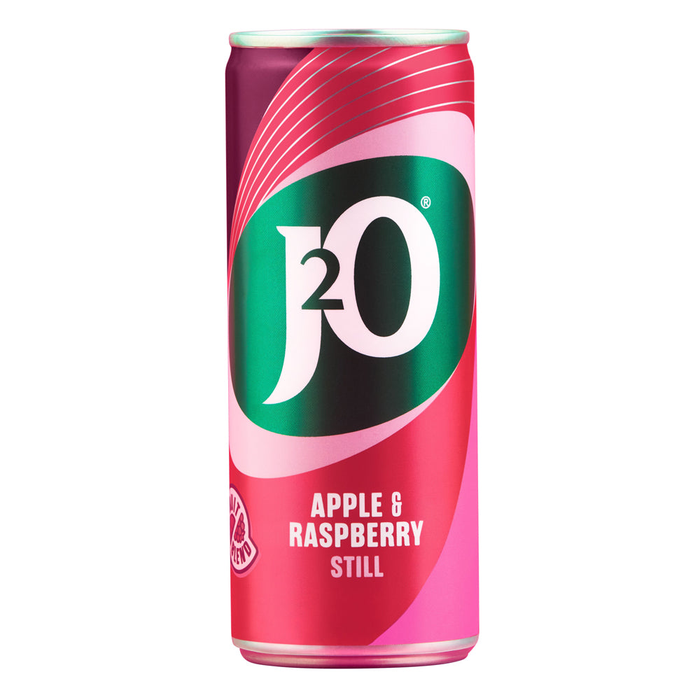 J2O Apple & Raspberry 12 x 250ml Can