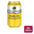 Marlish Sparkling Sicilian Lemon Water (Sugar Free) 24 x 330ml Cans