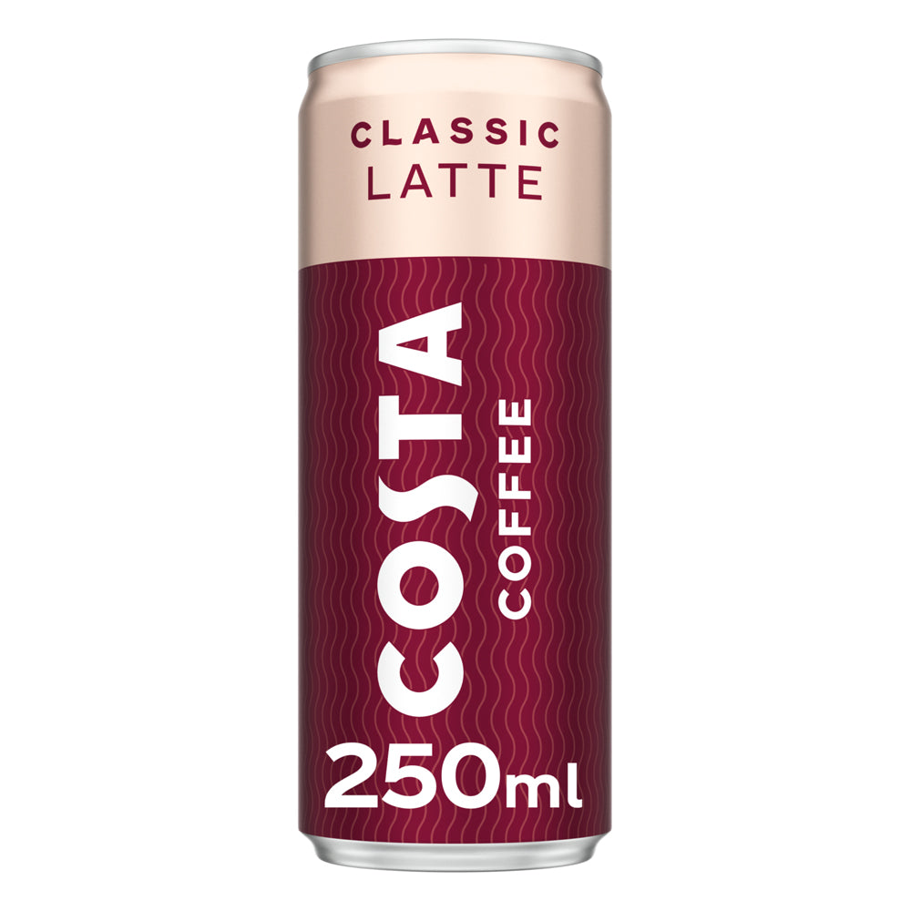 Costa Coffee Classic Latte 12 x 250ml Can