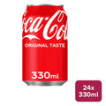 Coca-Cola 'Coke' Original Taste 24 x 330ml Can