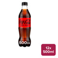 Coca-Cola 'Coke' Zero Sugar 12 x 500ml PET
