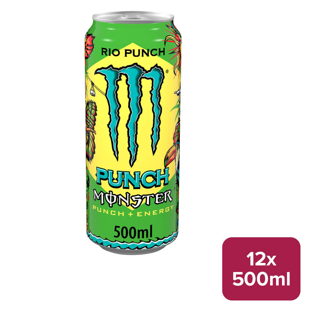 Monster Energy Rio Punch 12 x 500ml Can