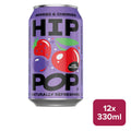 Hip Pop Berries & Cherries Soda 12 x 330ml Can