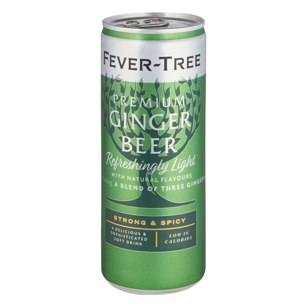 Fever-Tree Refreshingly Light Ginger Beer 12 x 250ml Can