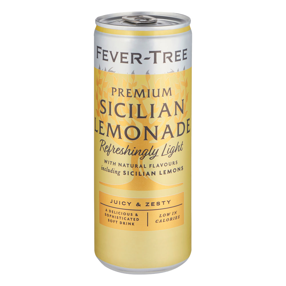 Fever-Tree Refreshingly Light Sicilian Lemonade 12 x 250ml Can