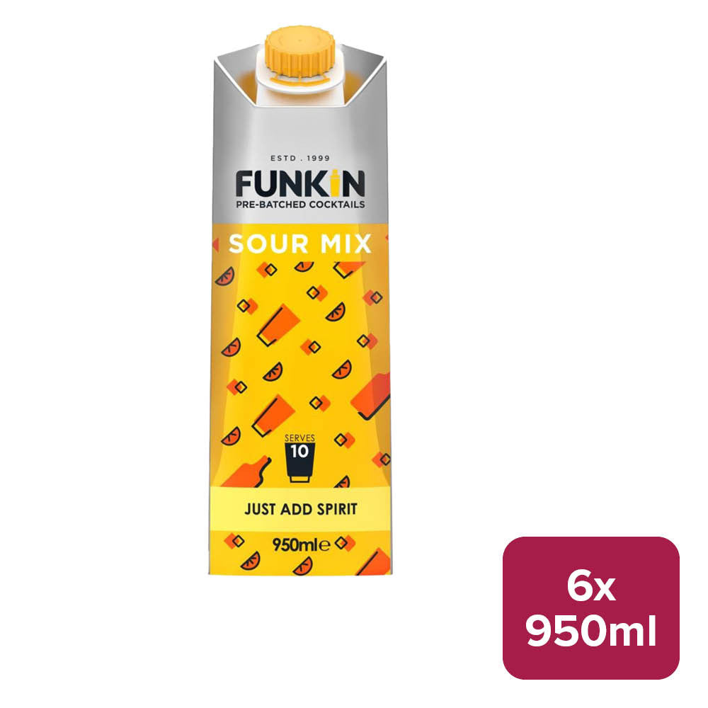 Funkin Sour Mix 6 x 950ml Carton