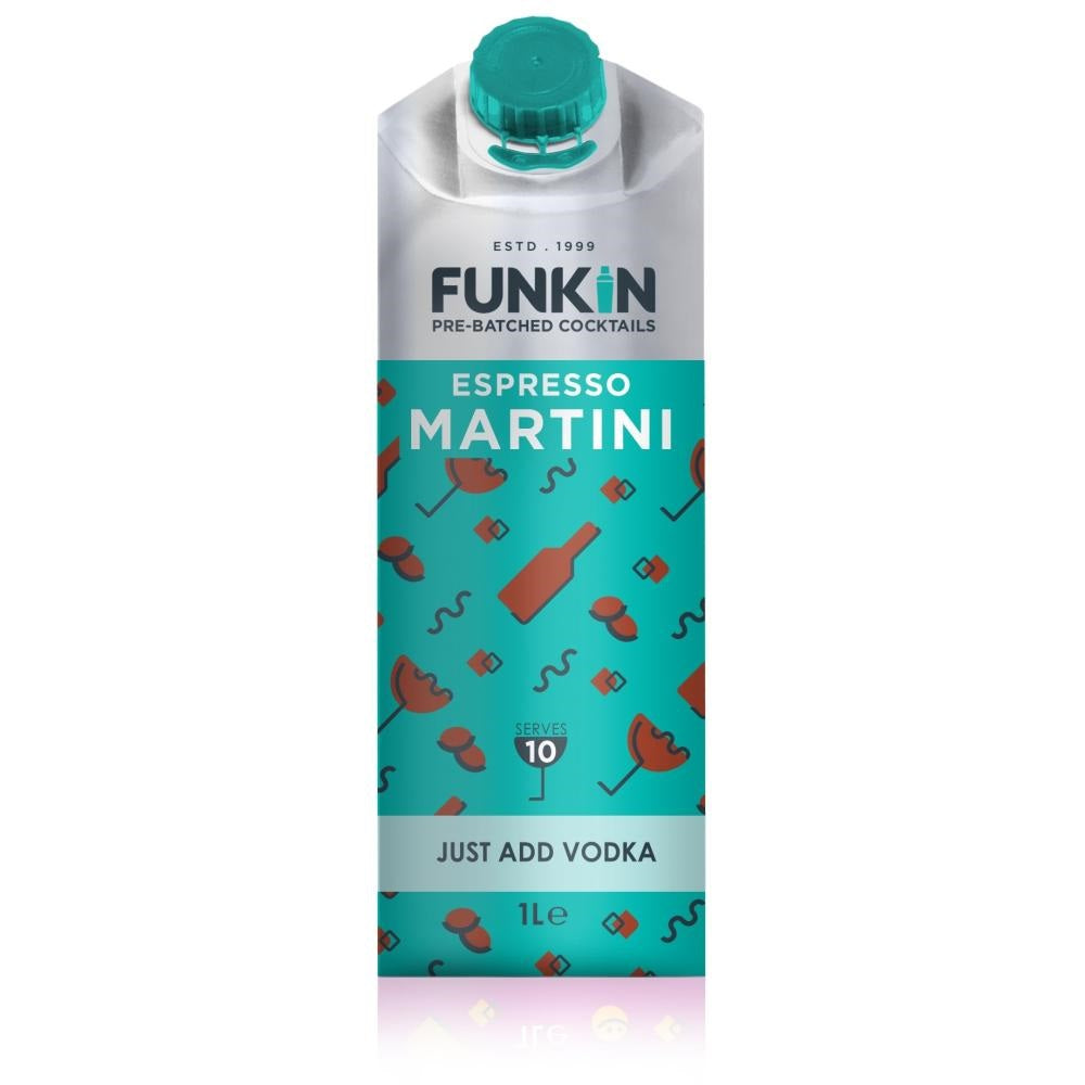 Funkin Espresso Martini Pre-Batched Just Add Vodka 6 x 950ml Carton