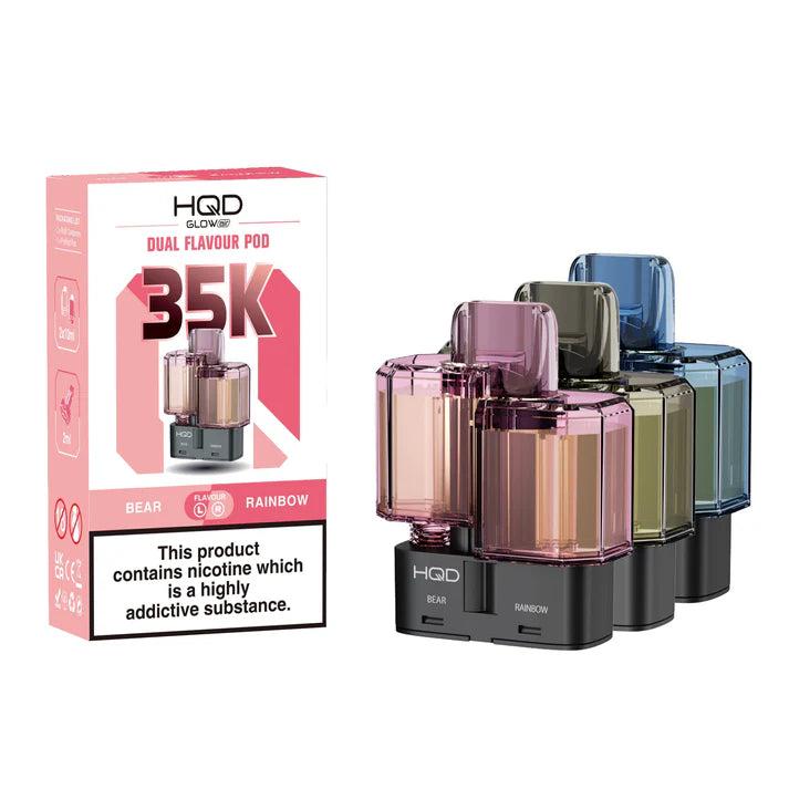 HQD Glow Air 35K Refill Pods